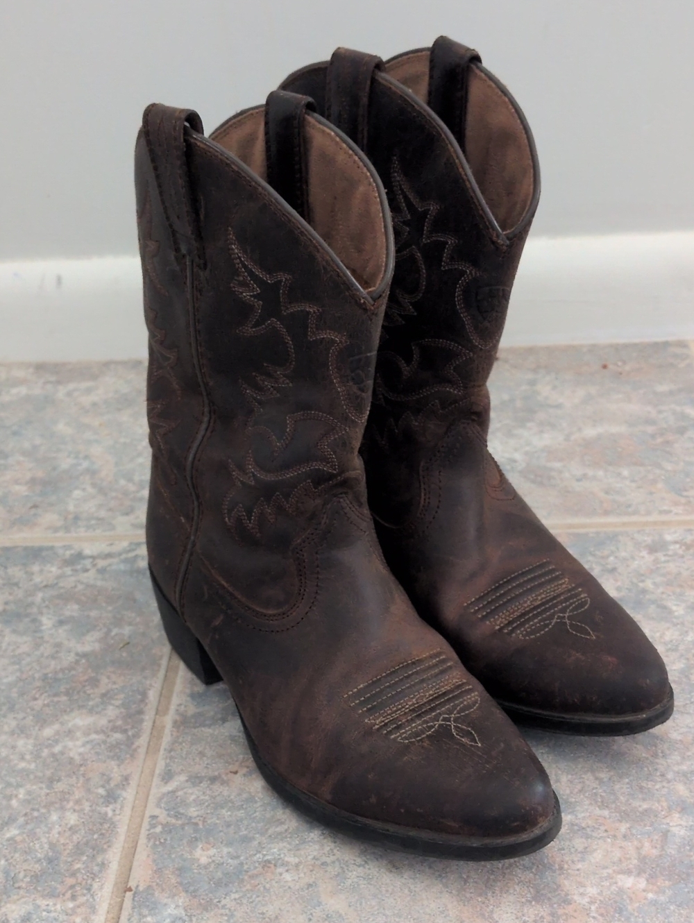 Ariat Youth 4LR Heritage Western Boot Size 3 RToe Style 110001825 Cowboy Cowgirl